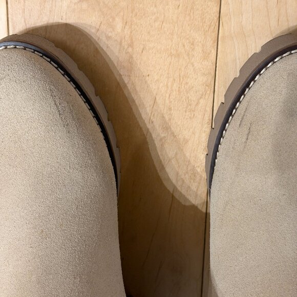 EUC Blondo Dahlia Waterproof Bootie Sand Suede 7.5 - Picture 7 of 14